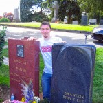 Bruce Lees Grab auf dem Lake View Cemetery in Seattle.