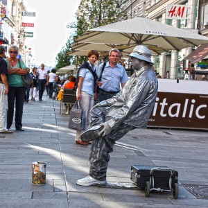 Straßenkünstler, Wien