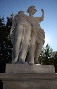 Statue im Park von Schloß Schönbrunn
